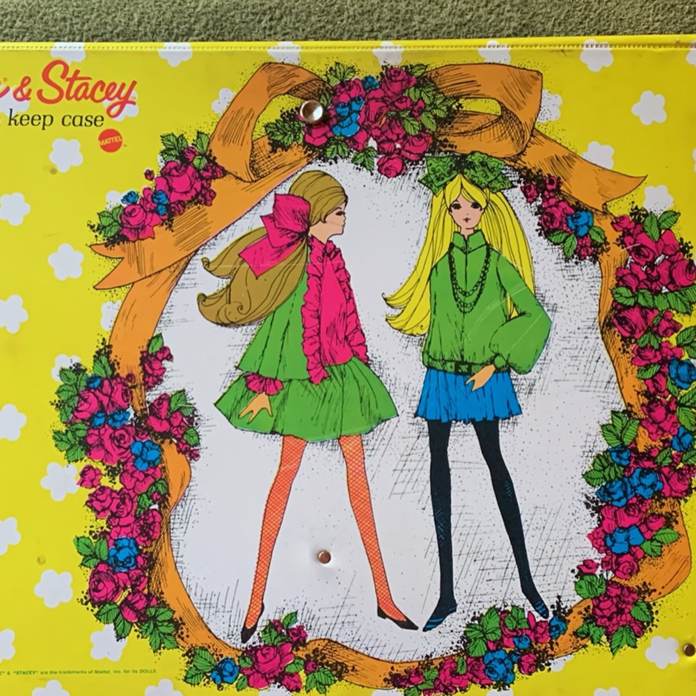 Vintage Barbie & Stacey Keep Case